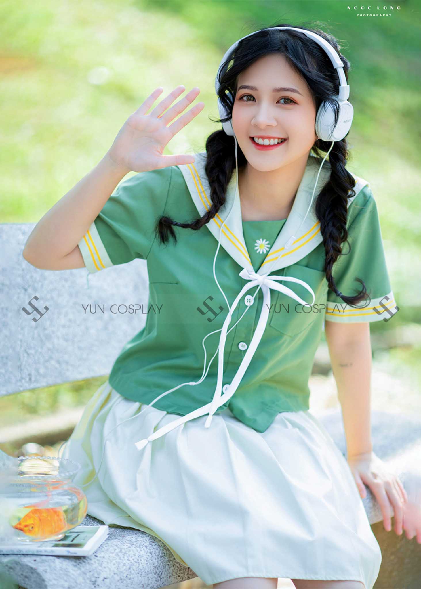 Nhật Bản Hàn Quốc phiên bản của nữ đồng phục thủy thủ studentJK phù hợp với đồng  phục học sinh đồng phục sinh viên hát-up hiệu suất hoạt động đầm đầm |