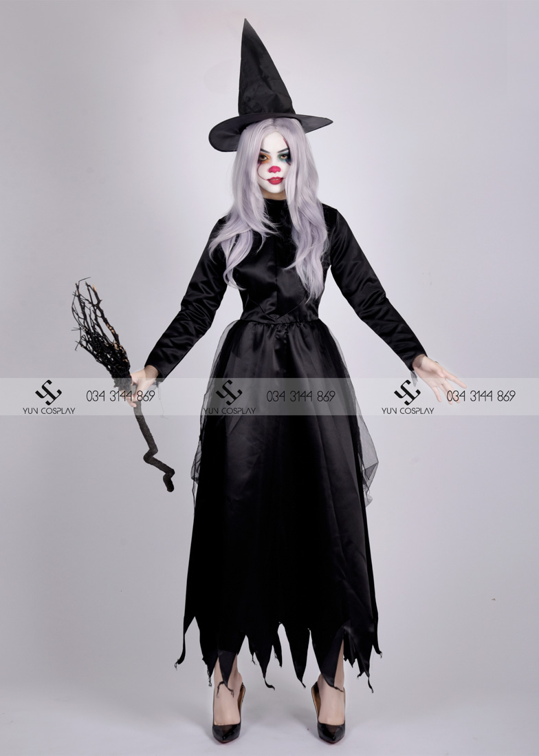 1 Miếng Halloween Mũ phù thủy Thuật sĩ Nam NỮ Đen Trang phục Hóa trang Buổi  tiệc Cô gái Dải rộng Nhọn Mũ Phụ kiện | SHEIN