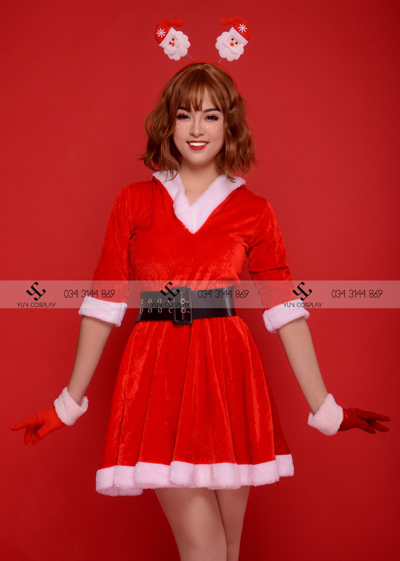 Đầm Đỏ Noel  Xinh tươi trẻ trung năng động Hòa cùng mùa Noel