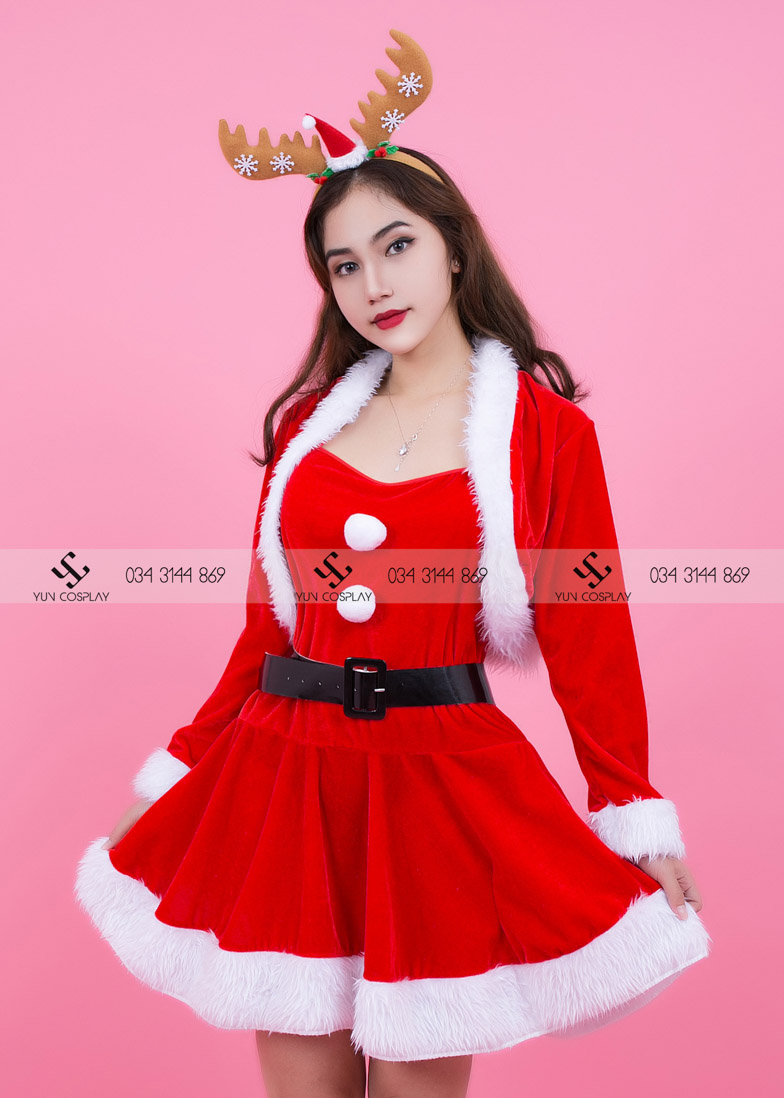 Cho thuê Váy Noel Đầm Noel phục vụ biểu diễn mẫu đẹp 2023
